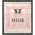 Niue 1967 SG138 $2 Light Pink Mounted Mint ..