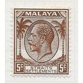 STRAITS SETTLEMENTS MALAYSIA KG5 1936 4c MH SG2...
