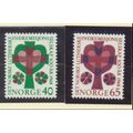Norway Stamps Scott #517 To 518, Mint Hinged