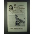 1946 Great Northern Railway Ad - Serves Gateways to the East Indies