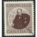 Canada 1965 Churchill Commemoration 5c Purple B...