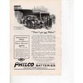 Philco Diamond Grid Automotive Batteries vintag...