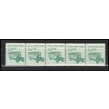 2123 3.4c School Bus Fine MNH Dry Gum PNC 1/5 X...