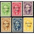 RG19-18, Mint LH (RG18 used) Silver Tax Stamps ...