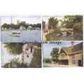 tb0159 - Dorset - Christchurch - 4 postcards