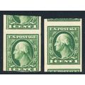 408V, MNH 1¢ Imperf Coil Paste-up PL# A5881 & A...