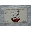 1987 QSL Card Phoenix DX Club Birmingham ref.2