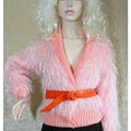 Vintage 1980 Hand Made Knitted Mohair Cardigan ...
