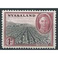 Nyasaland 1945 SG149 4d Black & Claret Mounted ...