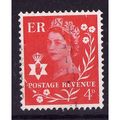 NI 9 Northern Ireland, 4d vermilion Used Stamp