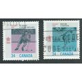 CAN 1986 SET 'WINTER OLYMPICS' (2v) FINE USED (...