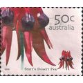 AUSTRALIA, FLOWERS, Sturt's Desert Pea, white 2...
