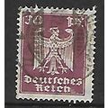 GERMANY 1924 30pf CLARET NEW NATIONAL EAGLE SG ...