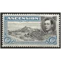 Ascension Island 1938 SG43 6d Black & Blue Perf...