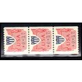 CVP31 27c Shield Very Fine MNH Dry Gum Strip of...