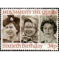 1986 Queen Elizabeth II 60th Birthday, 34p Valu...