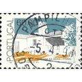 PORTUGAL, Beira coast house, slate blue 1987, 6...