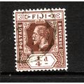 FIJI 1916 1/4d BROWN SG 125 FINE USED