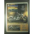 2001 Yamaha Motorcycle Ad - Sales Service Parts