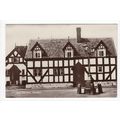 Old Houses Hodnet Postcard RP Shropshire