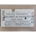 Ulster Transport Authority Belfast - Bangor Tic...