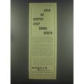 1954 Morgan Refractories Ad - Step up output step down costs