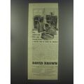 1954 The David Brown Companies Ad - This Thames-side plant will process