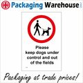 TR359 PLEASE KEEP DOGS UNDER CONTROL AND OUT OF...