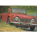 Triumph TR4 Vintage Car Rare Real Photo Adverti...