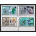 BERLIN - 1986 U/M (SET) 'CRAFTS' (4v) (EBID66-0...