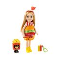 Mattel Barbie Chelsea Hamburger Burger Costume ...