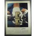 1955 Zippo Cigarette Lighter Ad - When only the glow of gold belongs