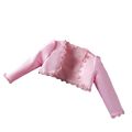 Girl Bolero Satin Jacket Open Front Satin Shrug...