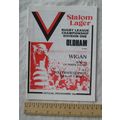 1982 programme Oldham v. Wigan