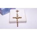 Estate 1 1/2" tall Italian 14Kt Y/Gold Polished...