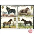 1978 Horses Set SG1063-1066 Very Fine Used