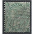 1865 SG101 1/- Green Plate 4 Wmk EMBLEMS Good/F...