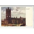 1453 MANCHESTER Cathedral Tuck Oilette Postcard