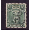RHODESIA 1913 SG 186 1/2d BLUE GREEN FINE USED