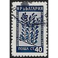 Mi 881: 40 st. deep ultramarine Medicinal Flowe...