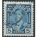 Canada 1935 SG338 5c Blue Fine Used....