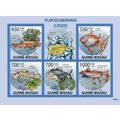GUINE BISSAU 2009 SHEET MNH MARINE PLANTS FISHE...