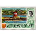 Jersey QEII 1971 6p Martello Tower Mounted Mint...