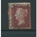 victoria 1d penny red sg 43 plate 210 sg43 used kc