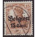 Belgium - German Occupation 1916 SG15 Used (D-879)