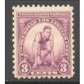 718 3c Runner Average Plus MNH Q0334
