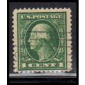 Used 405 1c George Washington Just Clears K2937