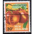 New Zealand 1983 Fruit - Nectarines 30c Used