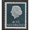 NETHERLANDS 1953 40c SLATE QUEEN JULIANA SG 782...