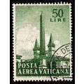 Vatican 1959 Airmail Obelix 50L Used Stamp